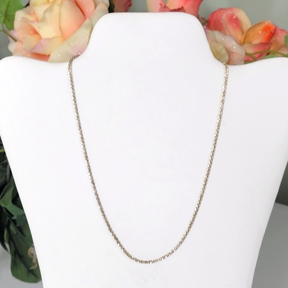 Sterling silver MILOR italy popcorn chain. 😍 18" 3mm - Picture 2 of 10